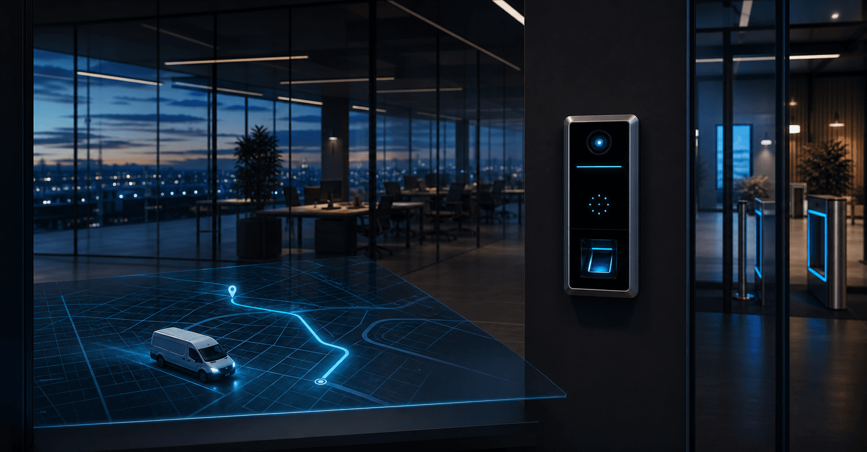 Monitorizare GPS si acces biometric
